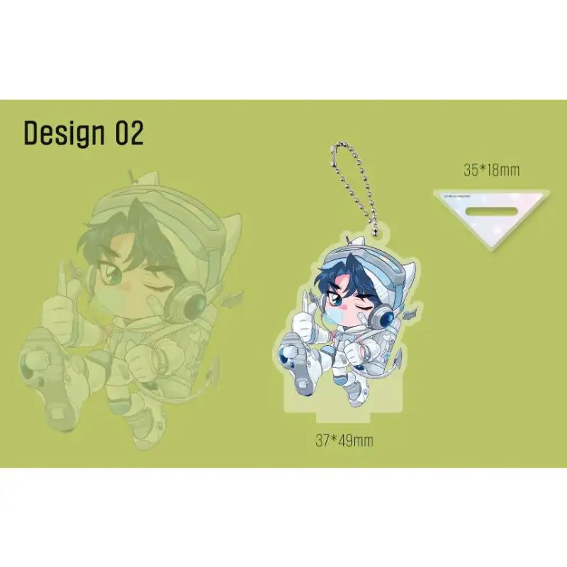 Sketch - Mini Acrylic Keyring - BeOn Cafe - Acrylic Keyrings - Harumio