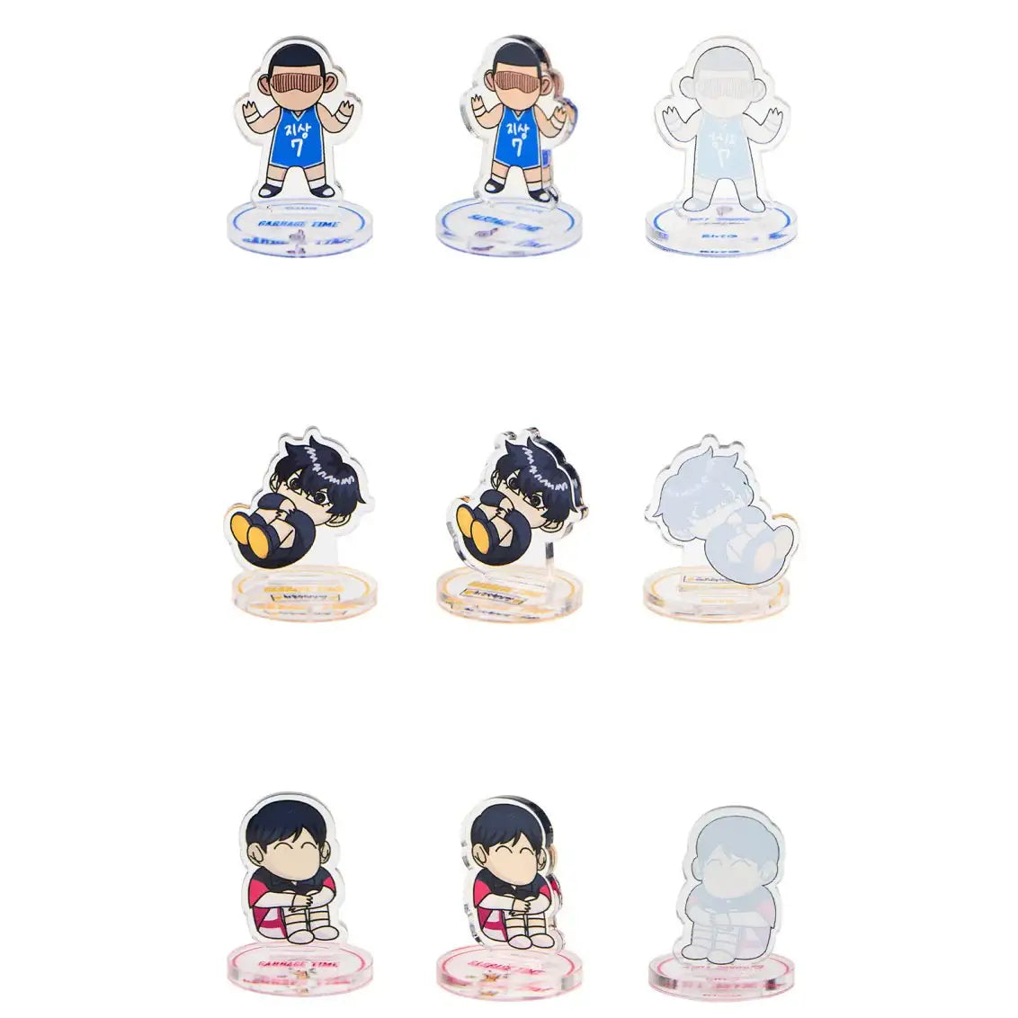 Garbage Time - Random Mini Acrylic Stand - Webtoon Friends - Acrylic Stand - Harumio