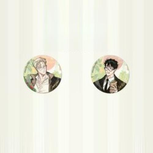 Roses and Champagne Pop Up - Badge Set