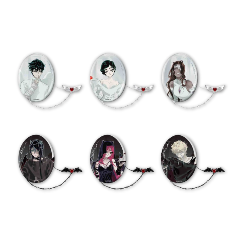 Alien Stage x March Monster Cafe - Oval Badge – Harumio