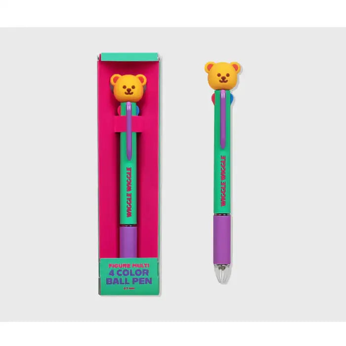 Wiggle Wiggle - Figure Multi 4 Color Ball Pen - Wiggle Wiggle - ball pen - Harumio