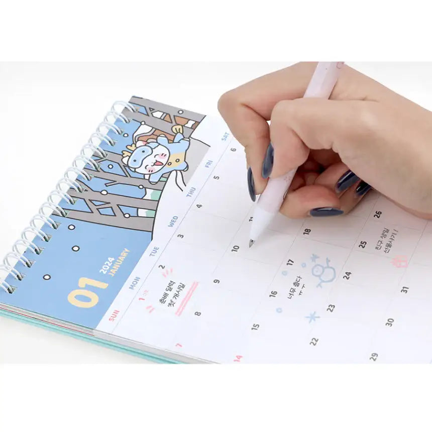 Meow Man - 2024 Calendar - Webtoon Friends - Calendar - Harumio