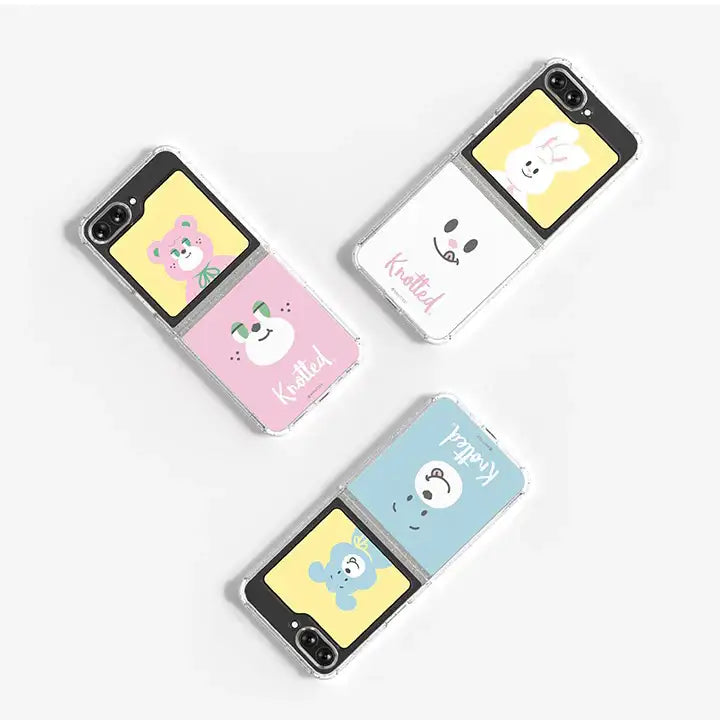 SLBS - Knotted Sugar Bear Flip Suit Card Set (Galaxy Z Flip5) - SLBS - Home & Living, Accessories - Harumio