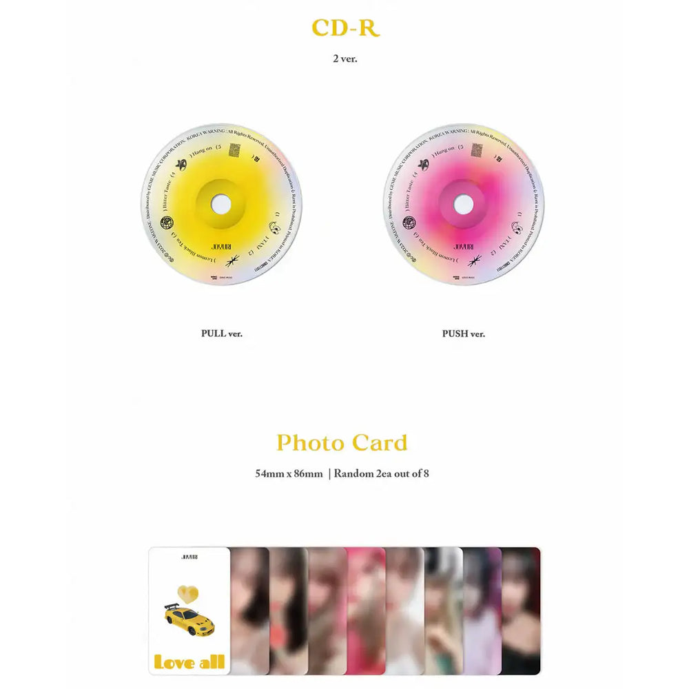 Jo Yu-ri - Love All : 2nd Mini Album (Jewel Version) - Jo Yu-ri - Album - Harumio