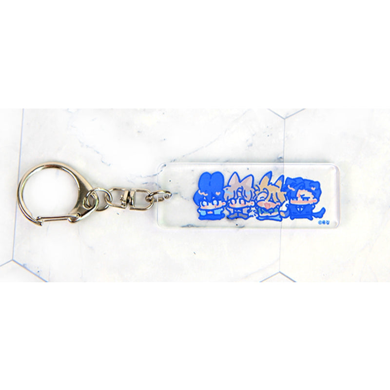 Love Contract Employee - Square Acrylic Keyring