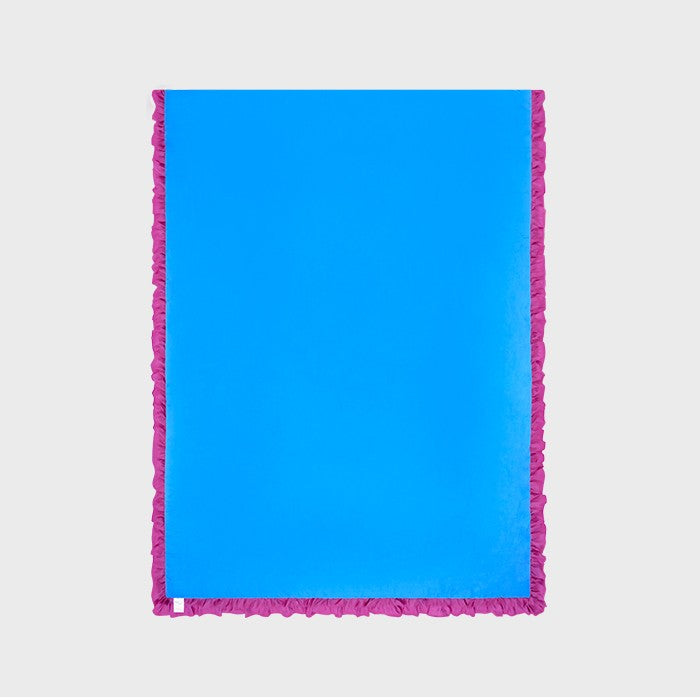 Wiggle Wiggle - Cooling Quilted Blanket (Lucky Puppy Blue)