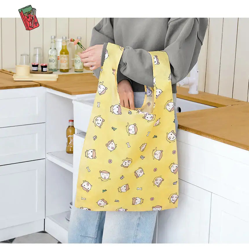 Maru Is a Puppy - Folding Shopping Bag - Webtoon Friends - Home & Living, Accessories - Harumio