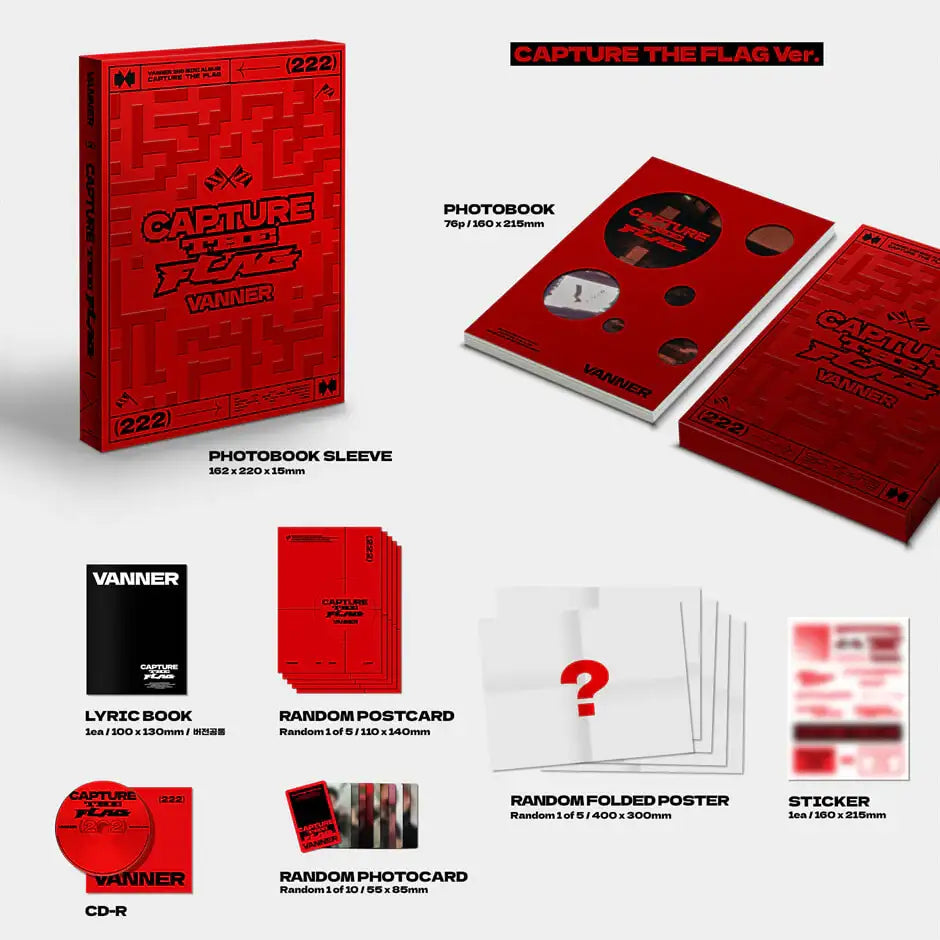 VANNER - Capture the Flag : 2nd Mini Album - VANNER - Album - Harumio