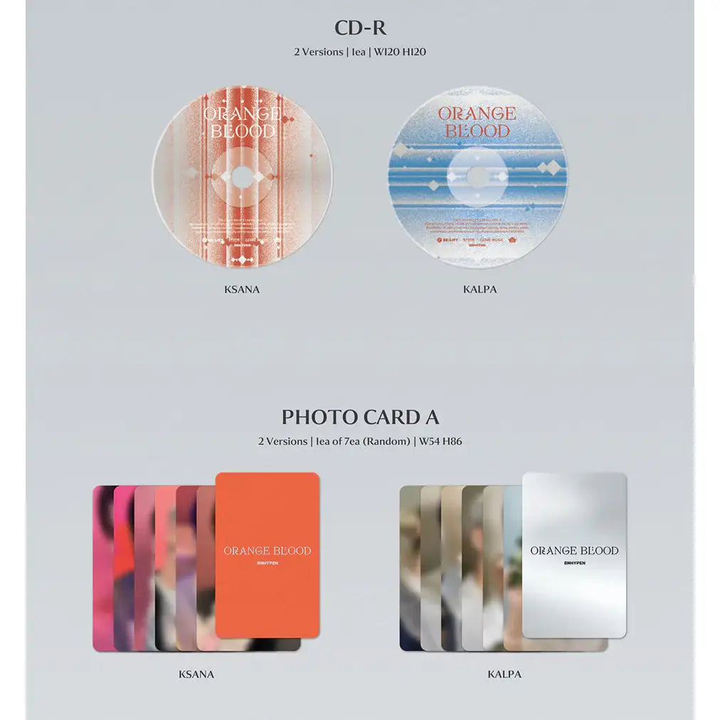 ENHYPEN - Orange Blood : 5th Mini Album - ENHYPEN - Album - Harumio