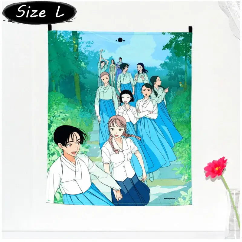 Jeong-Nyeon - Fabric Poster - Soone Content - Fabric Posters - Harumio