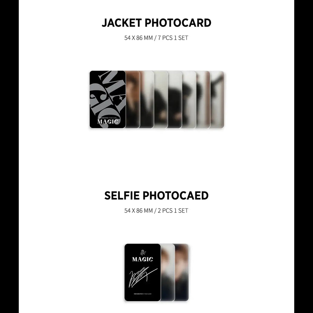 Park Kang hyun - Magic : 1st Solo Album (Black & White Ver.) - Nemoz Lab / Ichilpalgu Sound - Album - Harumio