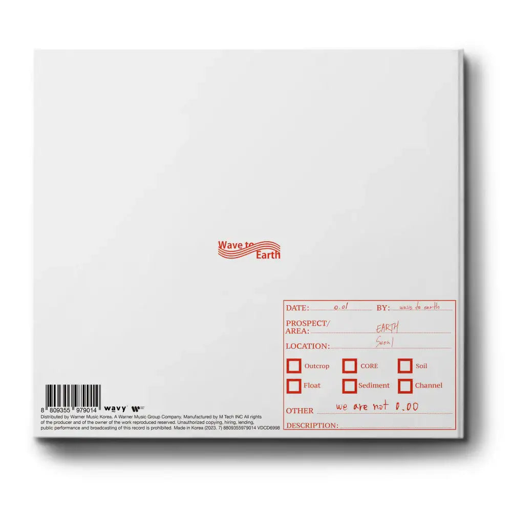 Wave To Earth - Wave 0.01 (Reissue) - Wave To Earth - Album - Harumio