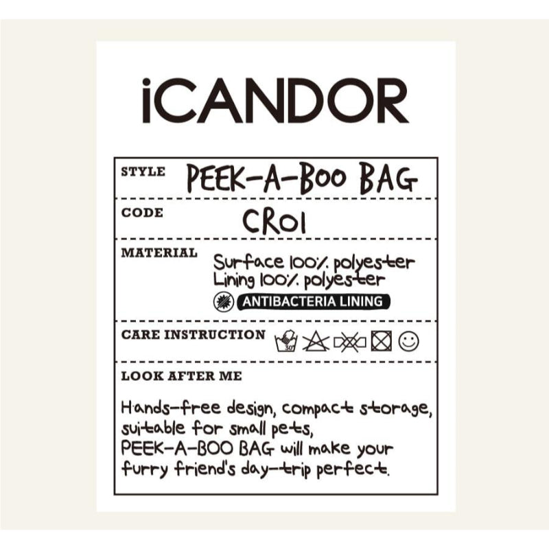 iCANDOR - Peek-a-boo Bag