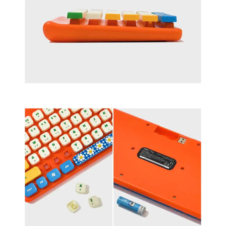 Wiggle Wiggle x ABKO - Wireless Keyboard and Mouse Set - Wiggle Wiggle - Keyboard - Harumio