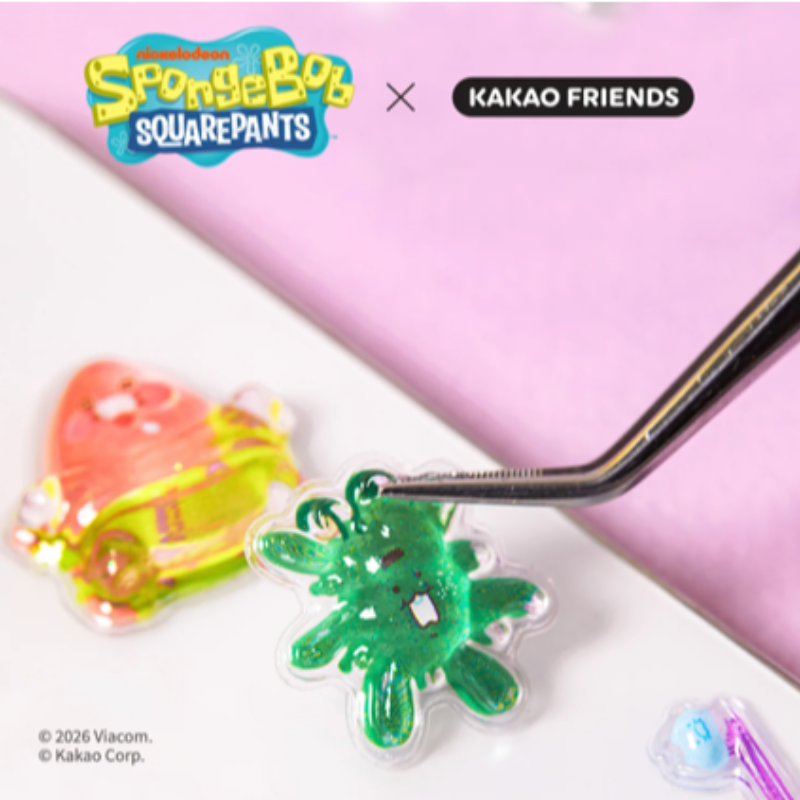 SpongeBob x Kakao Friends - 3D Bonbon Stickers