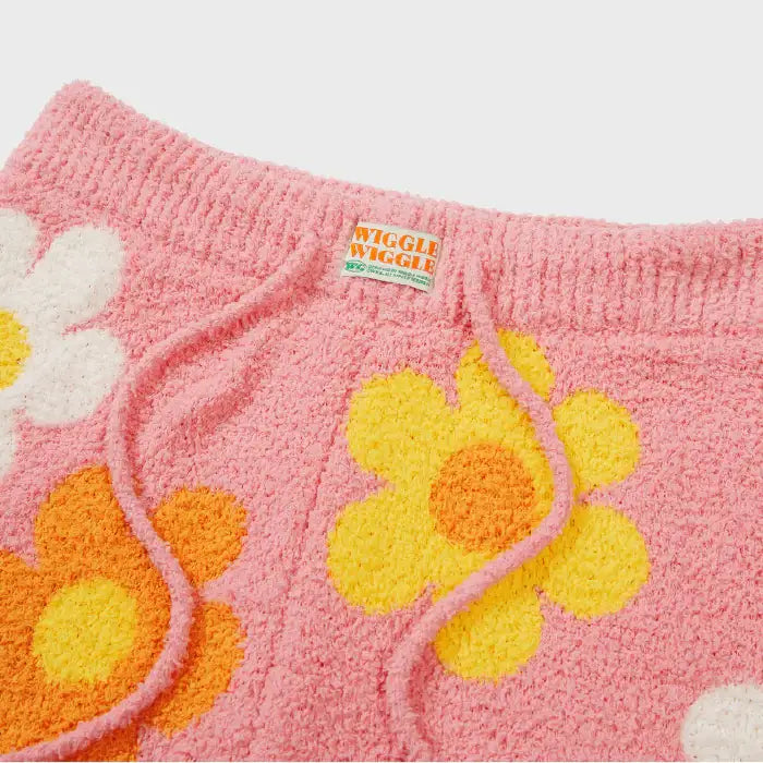 Wiggle Wiggle - Find Your Flower Pink Hooded Pajama Set - Wiggle Wiggle - Pyjamas - Harumio