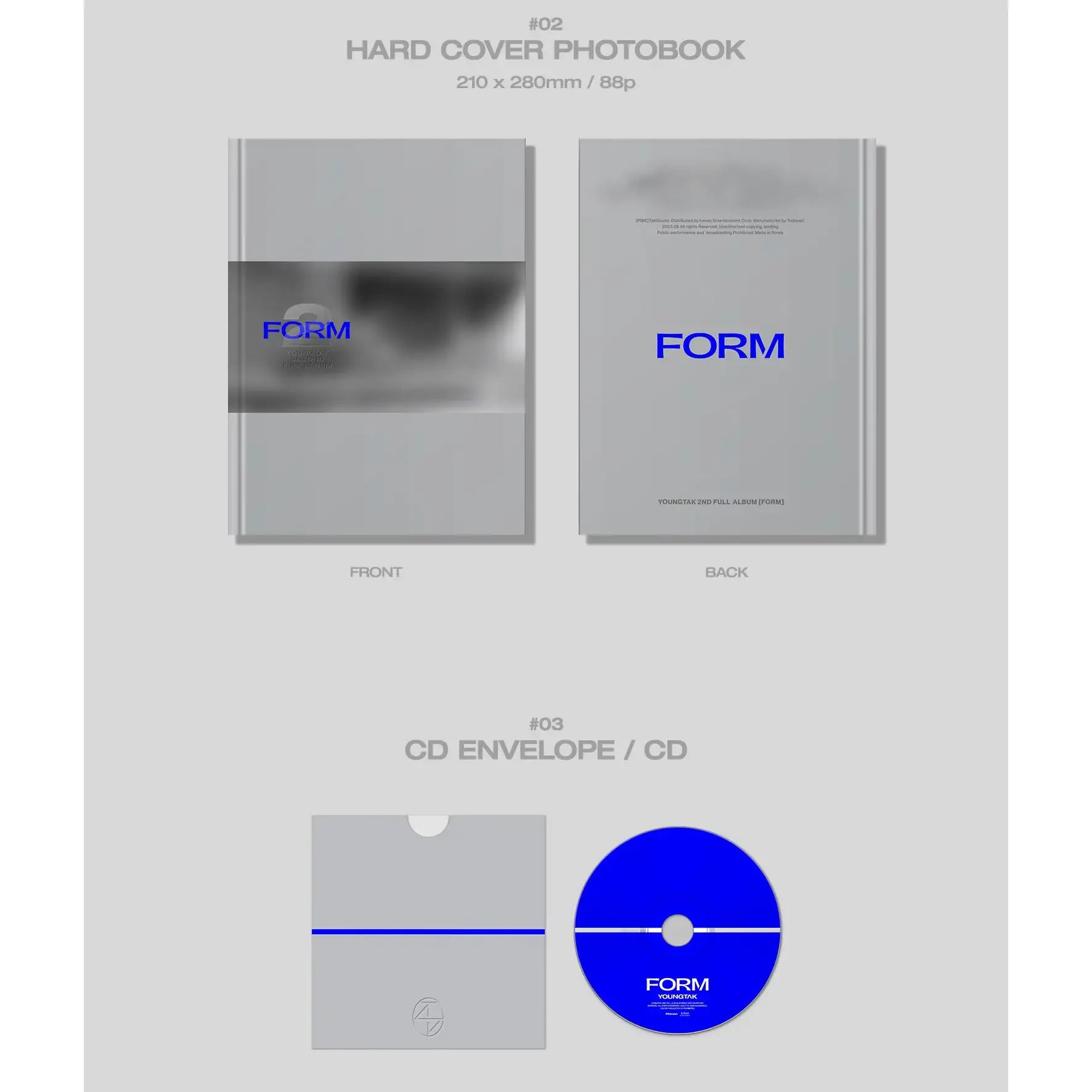 YOUNG TAK - Form : 2nd Album (Photobook Version) - YOUNG TAK - Album - Harumio