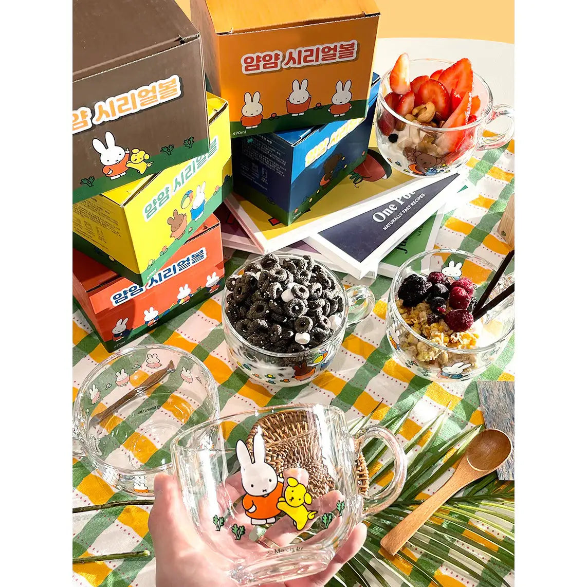 Day Needs - Miffy Glass Cereal Bowl - Day Needs - Home & Living, Accessories - Harumio