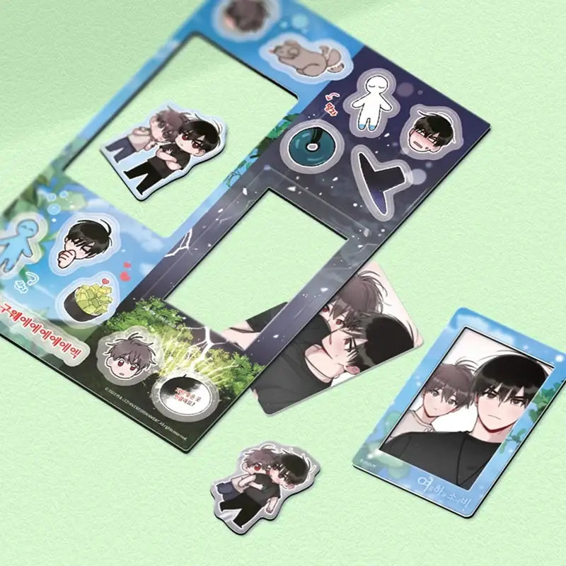 One Summer Day - Photocards & Magnets Set - Lezhin - Collectible - Harumio