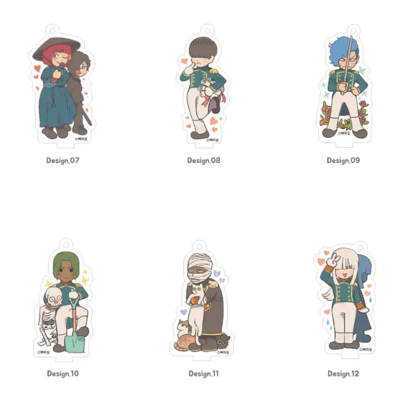 Legal Pirate Parfait - Acrylic Stand Charm Set - Webtoon Shop - Acrylic Stand - Harumio
