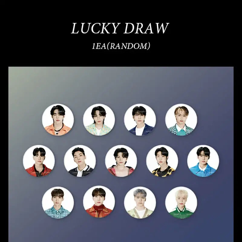 SEVENTEEN - Follow - Lucky Draw - SEVENTEEN - Can Badge - Harumio