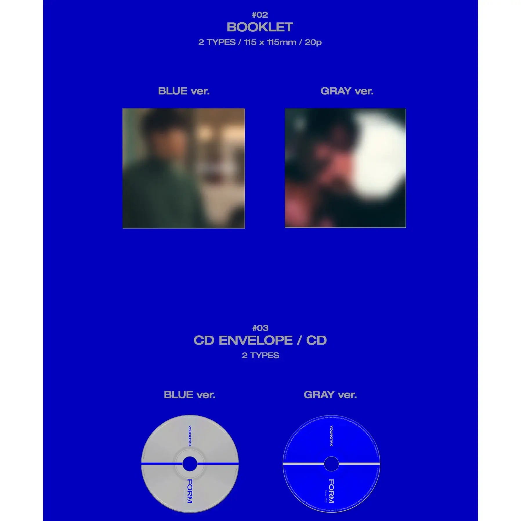 YOUNG TAK - Form : 2nd Album (Digipack Version) - YOUNG TAK - Album - Harumio
