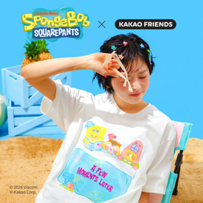 SpongeBob x Kakao Friends - Women's Short Sleeve T-shirt