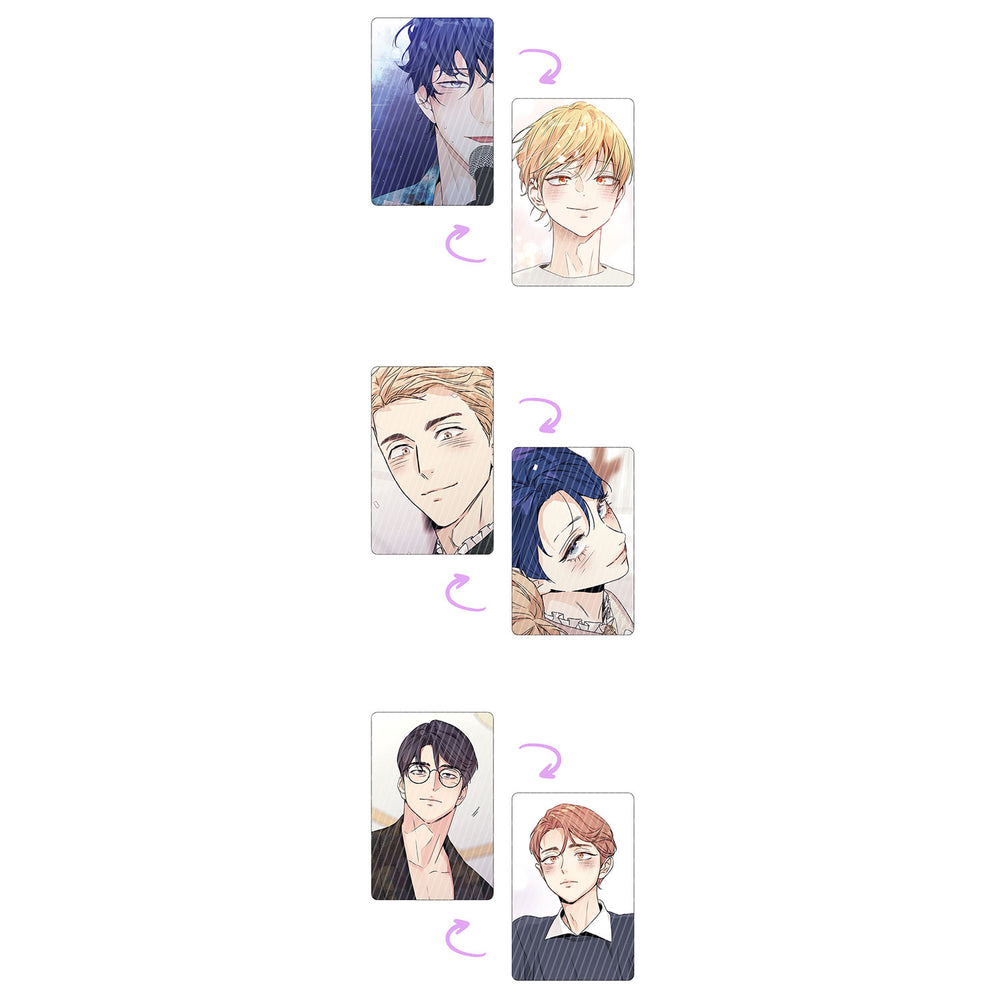 Love Is An Illusion! - Lenticular photo card SET