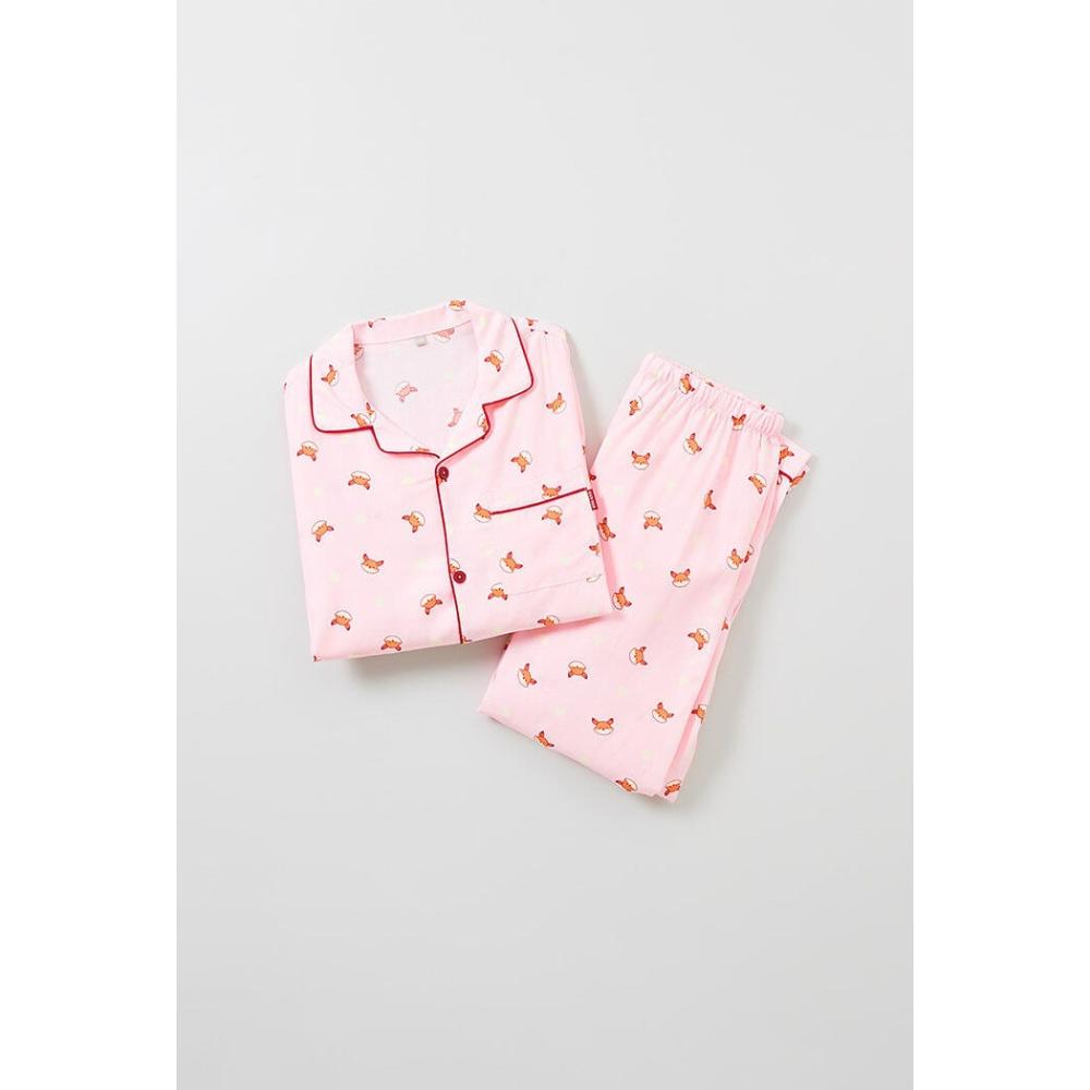SPAO x ISEGYE IDOL - Cutie Pink Pajamas Set