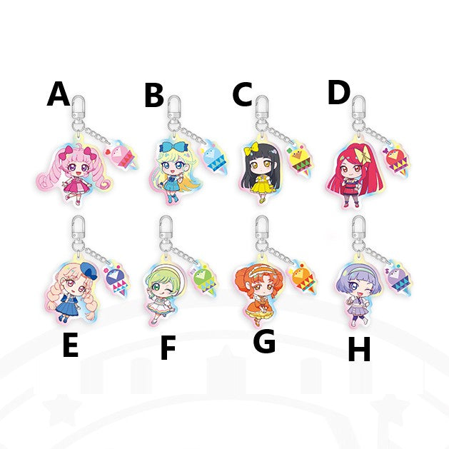 Himitsu no AiPri : First Pop-up Store - Hologram Acrylic Keyring - Soone Content - Acrylic Keyring - Harumio