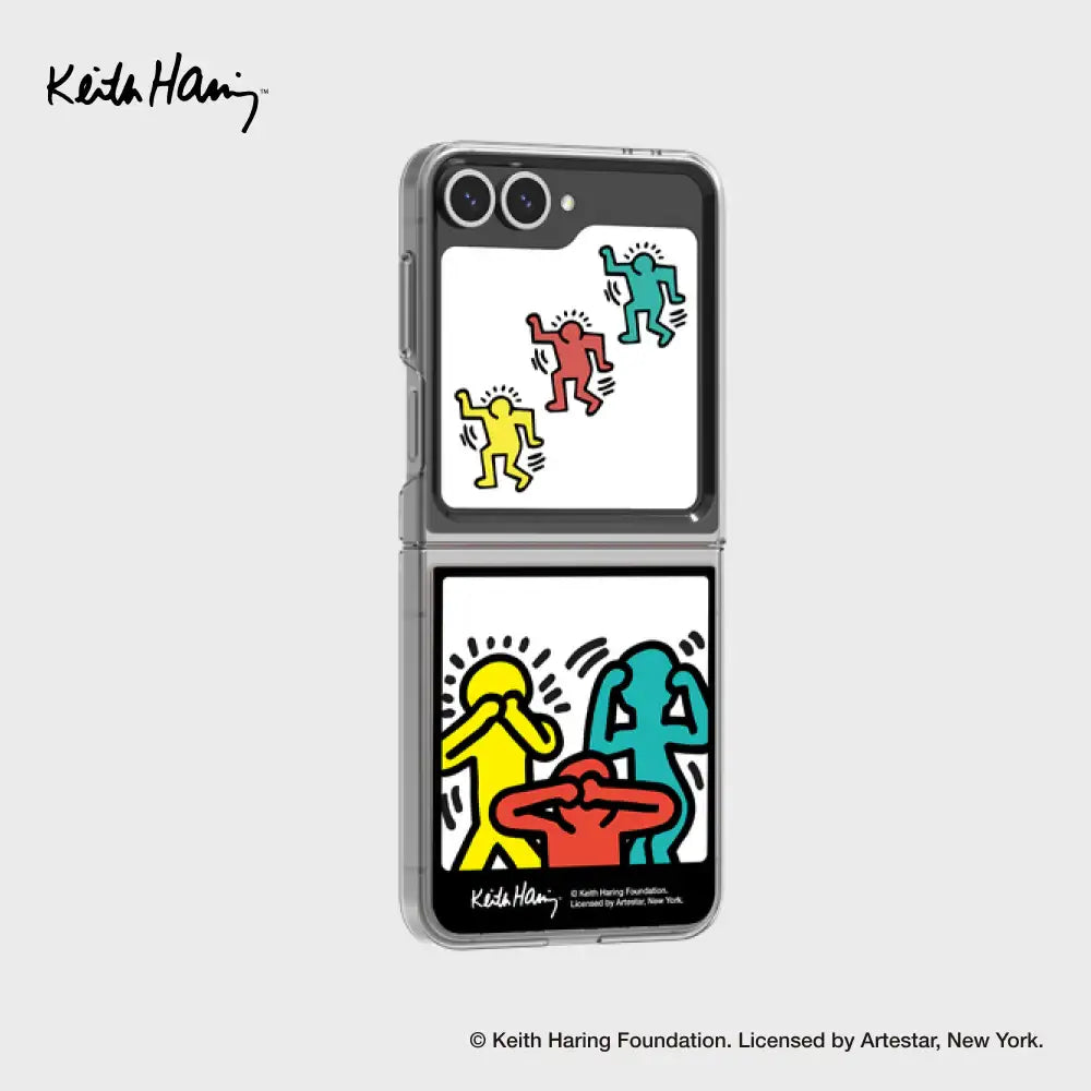SLBS - Keith Haring Photo Flip Suit Card (Galaxy Z Flip6) - SLBS - flip suit card - Harumio