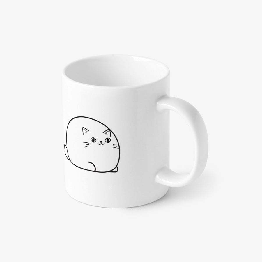 Fat Zoo - Fat Cat Bread Mug - Marpple Shop - Mug - Harumio