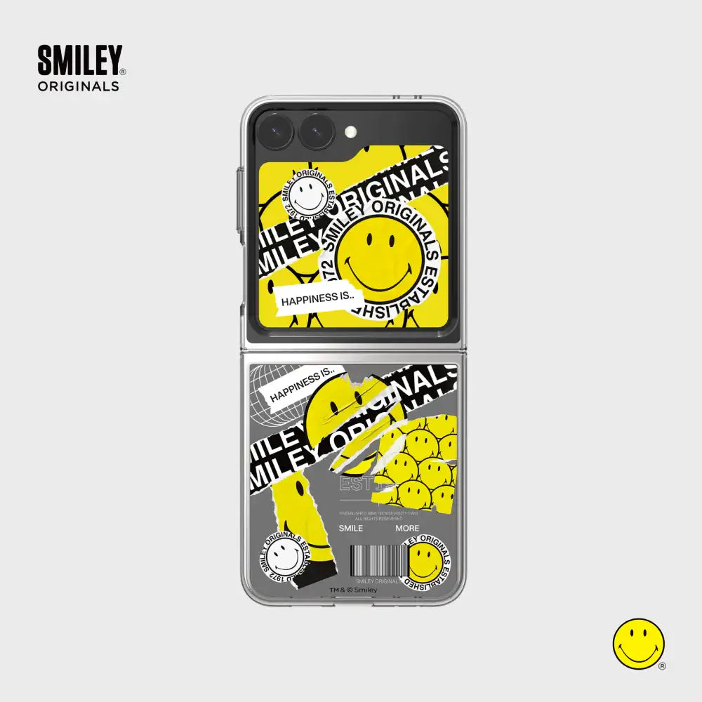 SLBS - Smiley Flip Suit Card (Galaxy Z Flip6) - SLBS - flip suit card - Harumio