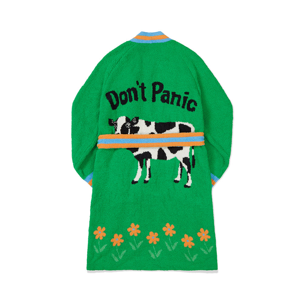Wiggle Wiggle - Don't Panic Green Lounge Robe