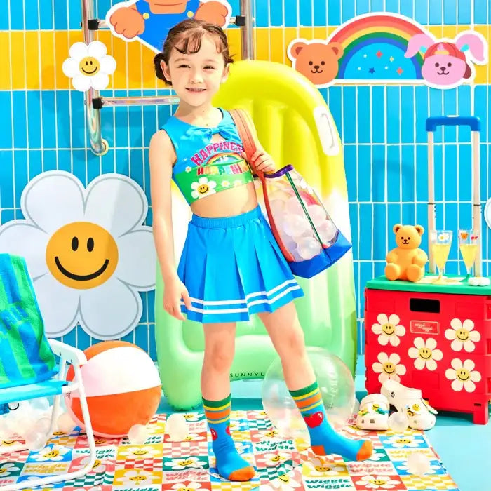 Wiggle Wiggle x Childy - Water Flare Skirt Leggings - Wiggle Wiggle - Swim Bottoms - Harumio