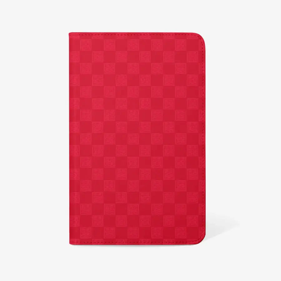 studioAM - Red Korean Paper Leather Notebook Cover - Marpple Shop - notebook cover - Harumio