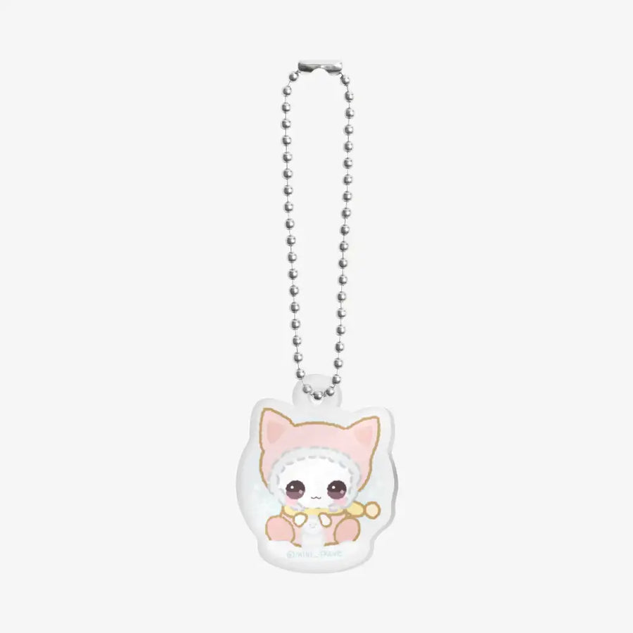 Minimi - Making a Snowman Acrylic Keychain - Marpple Shop - Keychain - Harumio