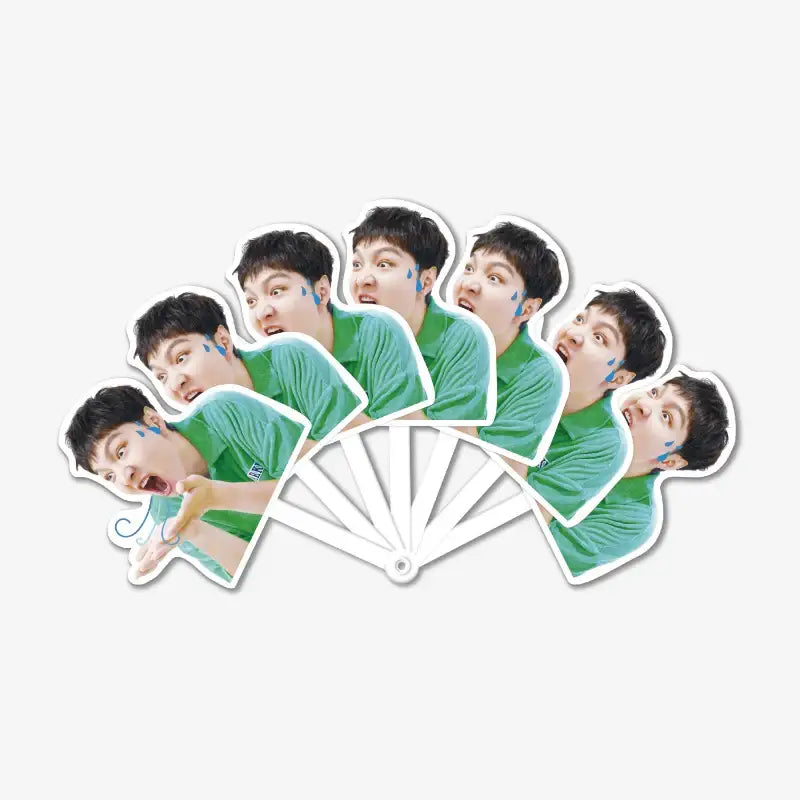 Lee Chang-seop's Strange Idea [Humidity] - Folding Fan - Marpple Shop - Folding Fan - Harumio