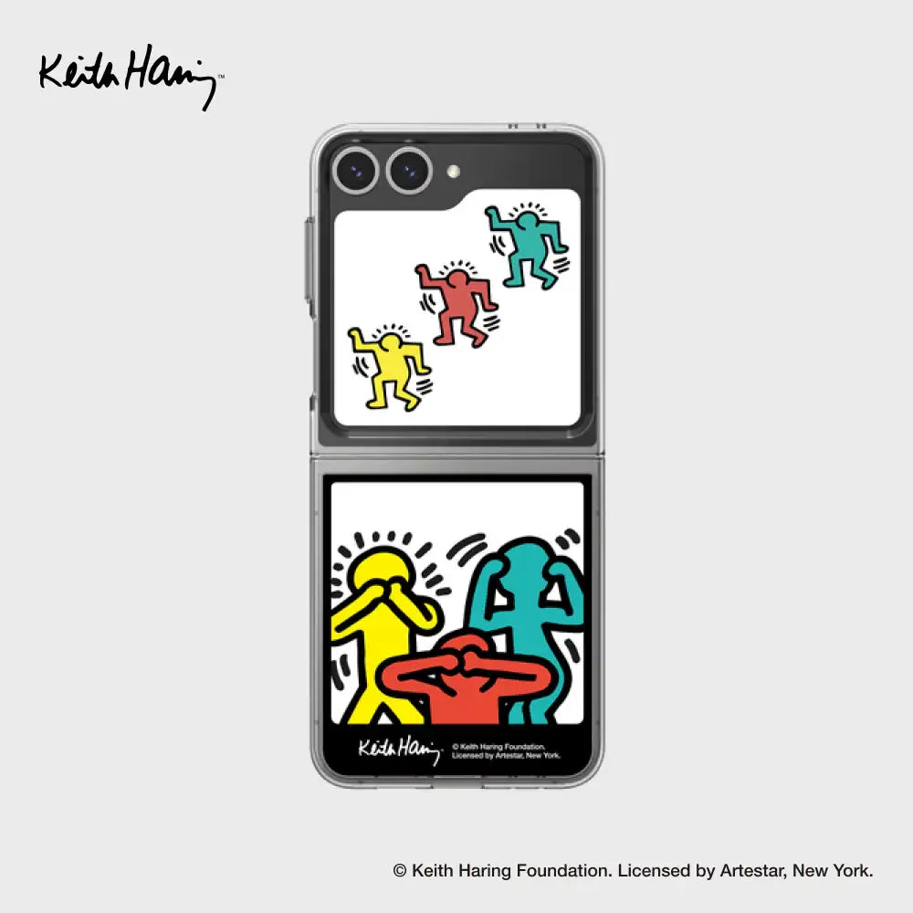 SLBS - Keith Haring Photo Flip Suit Card (Galaxy Z Flip6) - SLBS - flip suit card - Harumio