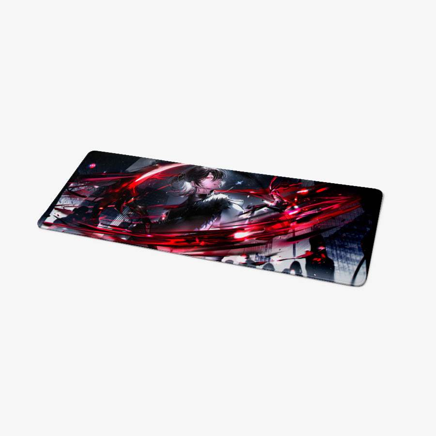Psychord Gamjay - Welcome Gamjay Overlock Desk Pad - Marpple Shop - Desk Pad - Harumio