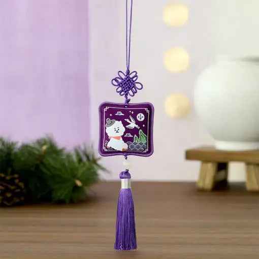 BT21 - Premium K-Edition Embroidered Tassel Keyring - Line Friends - Keyring - Harumio