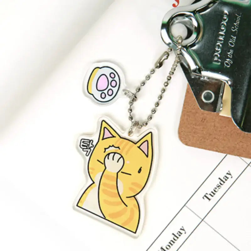 My Daughter Is a Zombie - Acrylic Keyring - Webtoon Friends - Keychains - Harumio