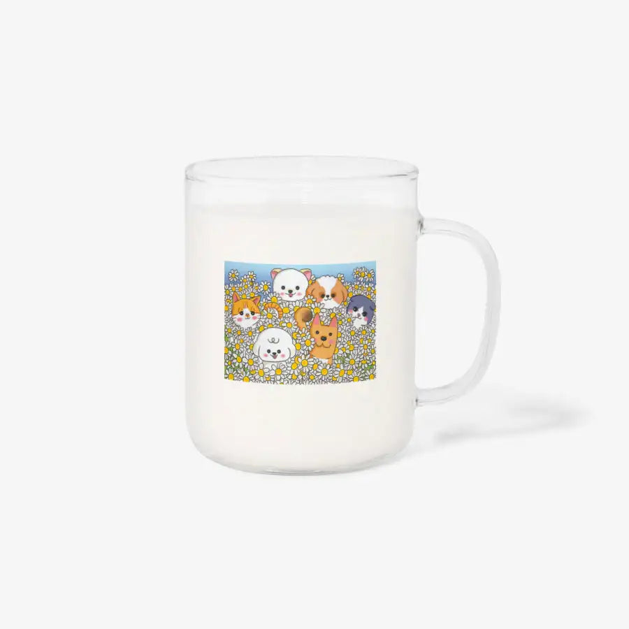 Shami Atelier - Mongnyang Friends Heat-Resistant Glass Mug - Marpple Shop - Mug - Harumio