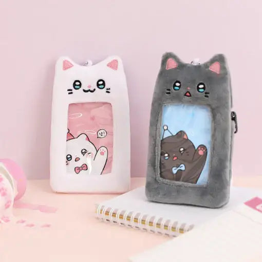 Meow Man - Plush Photocard Holder - Webtoon Friends - Photocard - Harumio