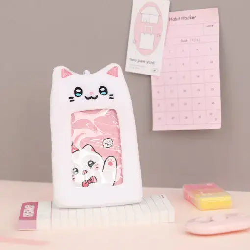 Meow Man - Plush Photocard Holder - Webtoon Friends - Photocard - Harumio