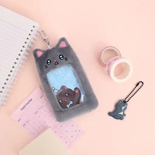 Meow Man - Plush Photocard Holder - Webtoon Friends - Photocard - Harumio