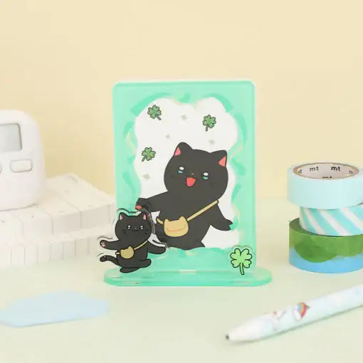 Meow Man - Acrylic Photocard Holder - Webtoon Friends - Acrylic Holder - Harumio