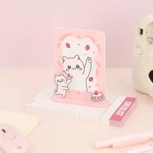 Meow Man - Acrylic Photocard Holder - Webtoon Friends - Acrylic Holder - Harumio