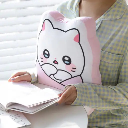 Meow Man - Burrito Flat Cushion - Webtoon Friends - Home & Living, Accessories - Harumio