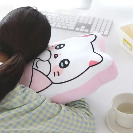Meow Man - Burrito Flat Cushion - Webtoon Friends - Home & Living, Accessories - Harumio